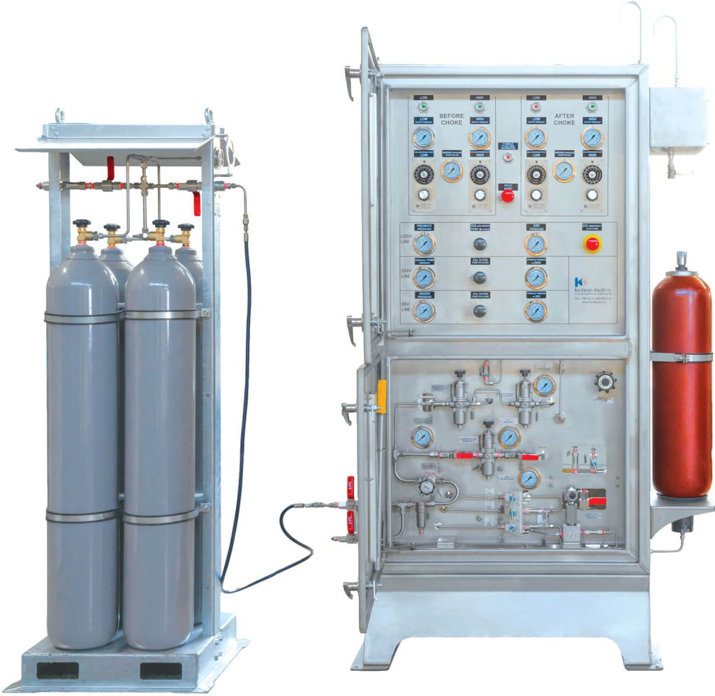 air Gas Drive Wellhead Control Panel